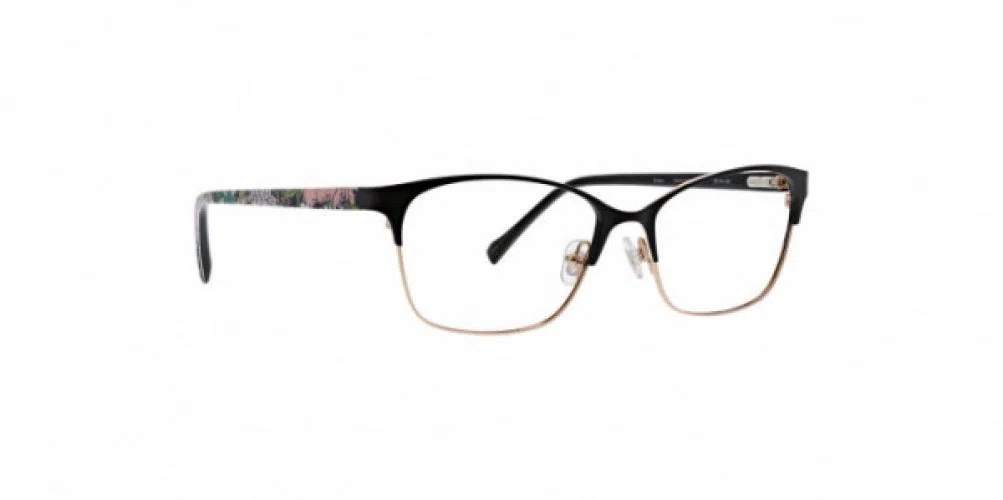 Vera Bradley VBSharon Eyeglasses - Plum Pansies - view 2